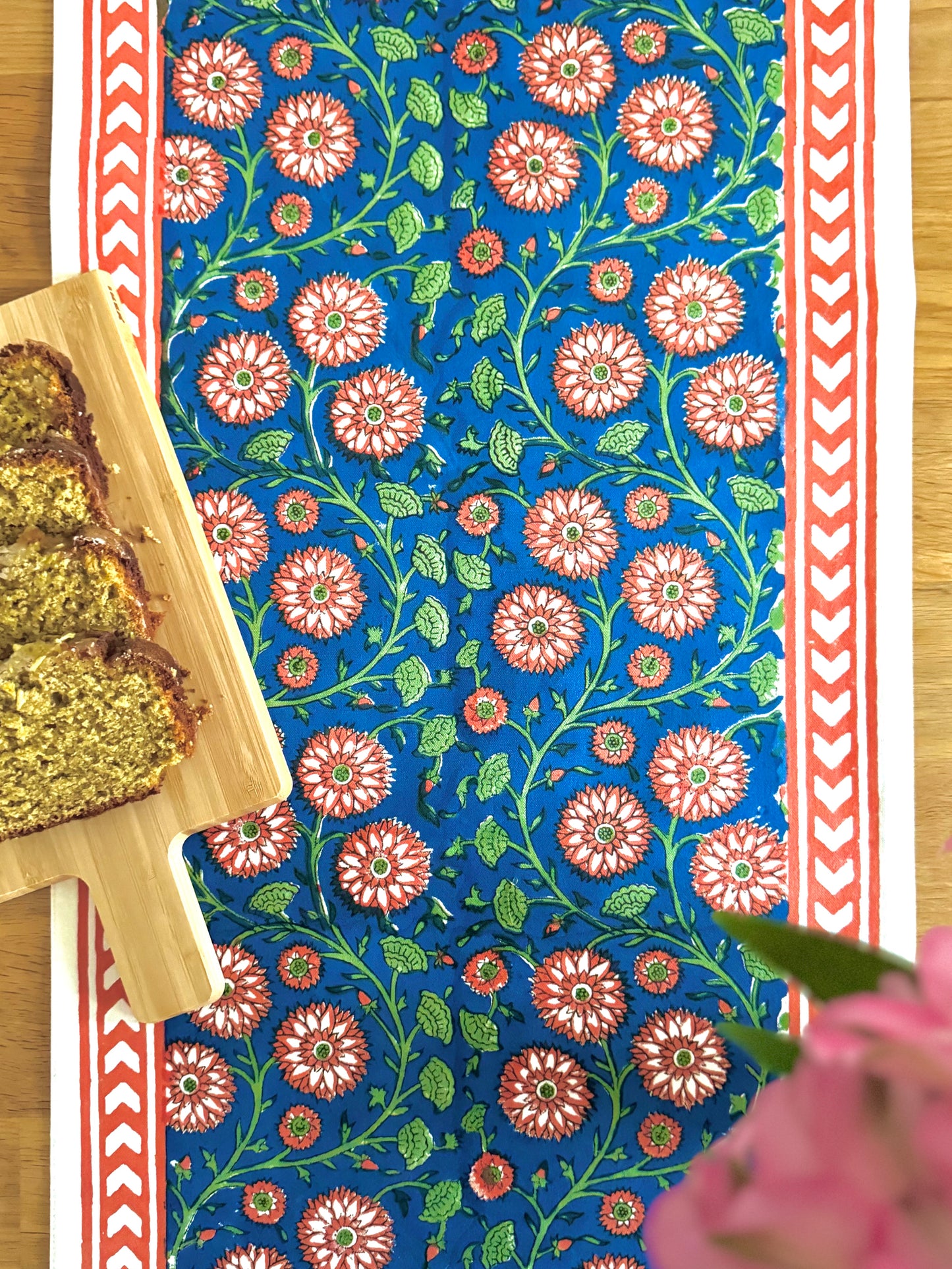 Bageecha Table Runner in Blue
