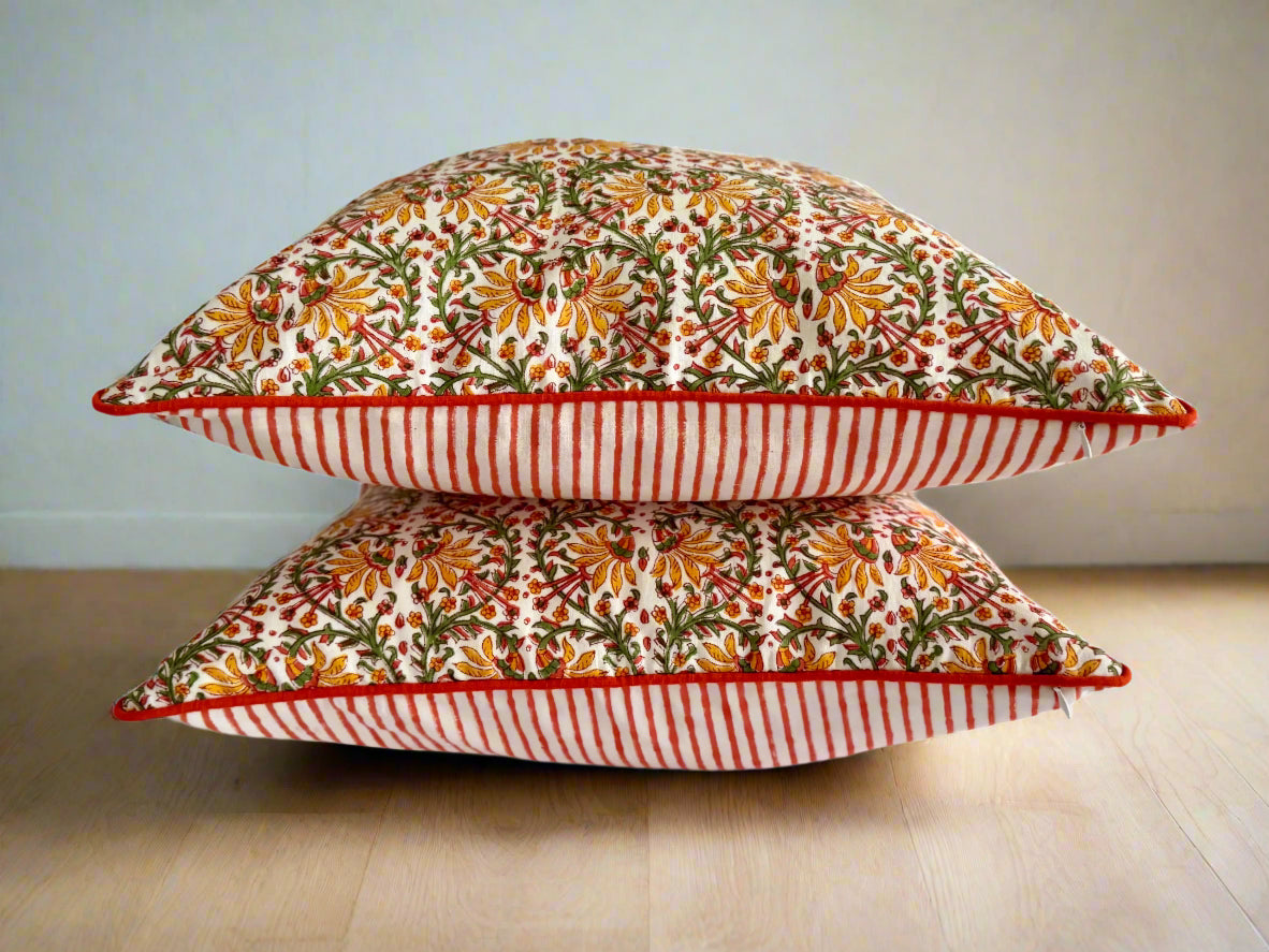 Sangri Cushion Cover in Yellow