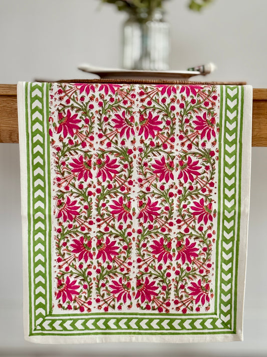 Sangri Table Runner in Pink