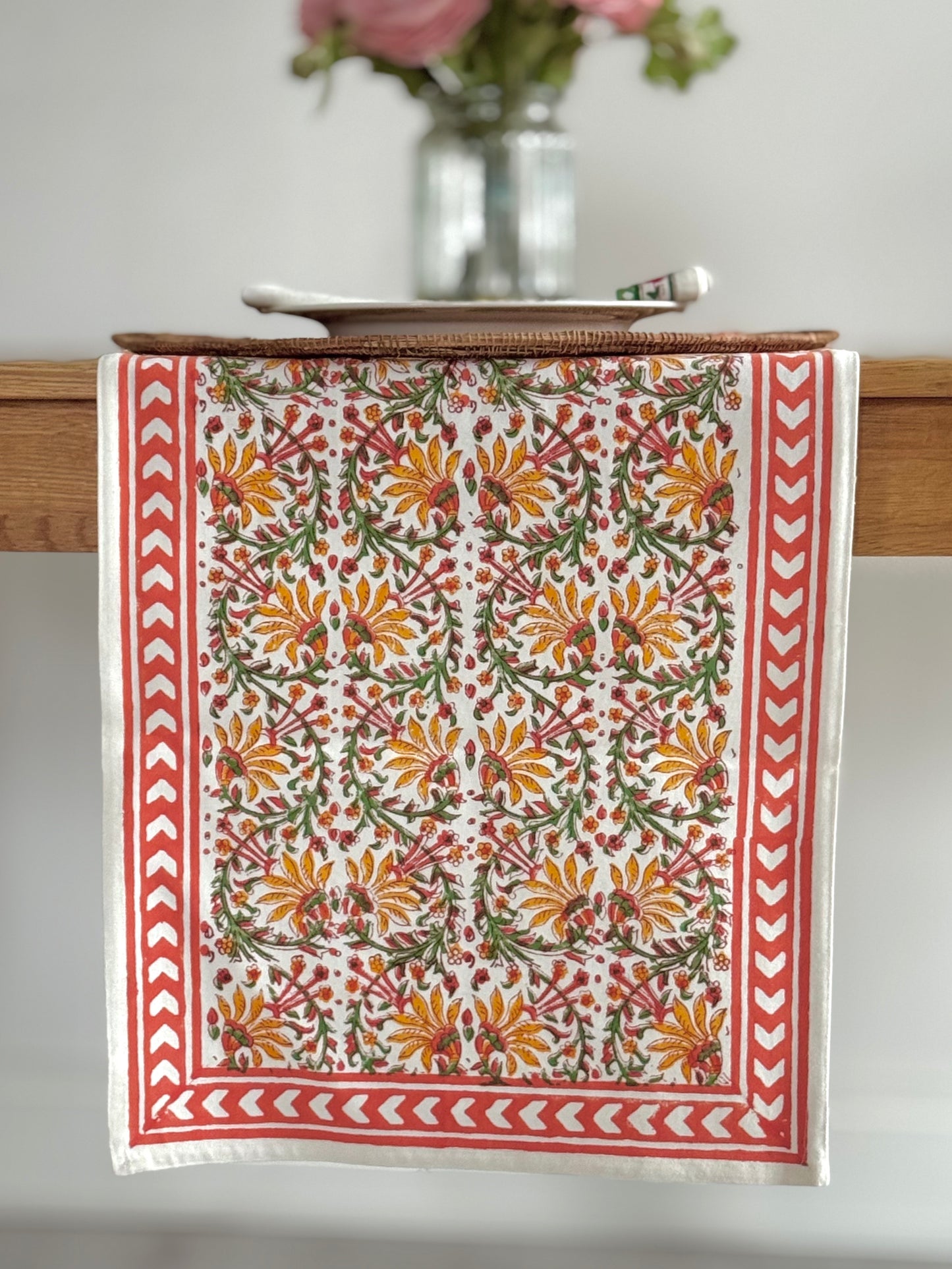 Sangri Table Runner in Yellow