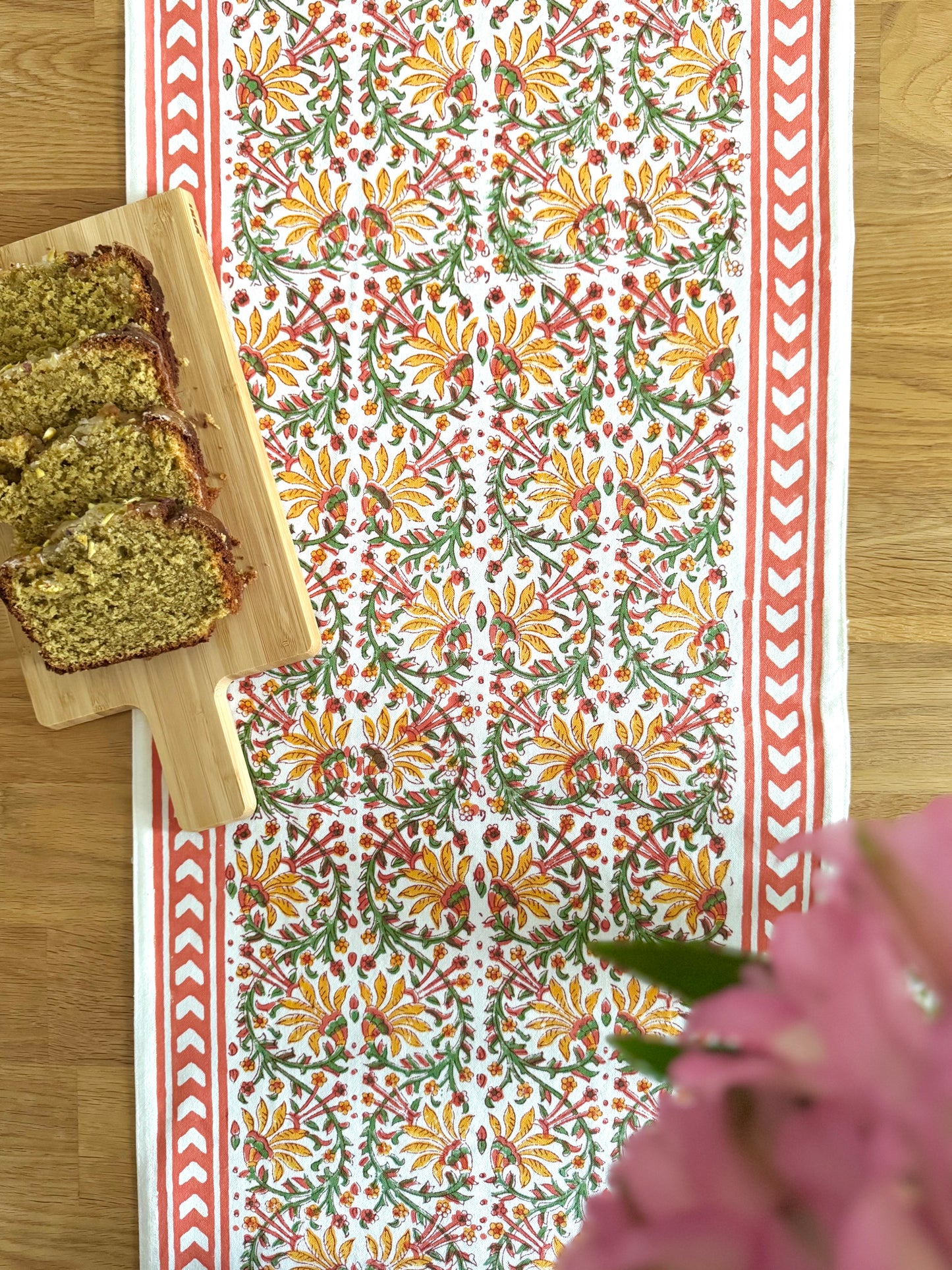 Sangri Table Runner in Yellow