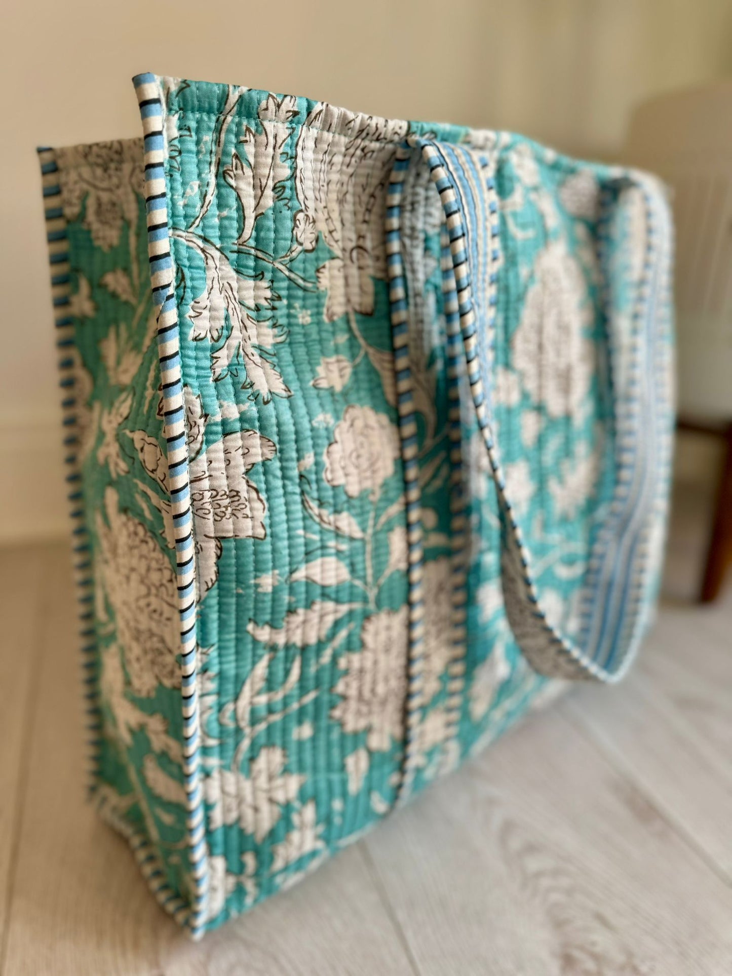 Aasmani Blue Tote Bag