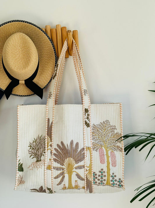 White Desert Tote Bag