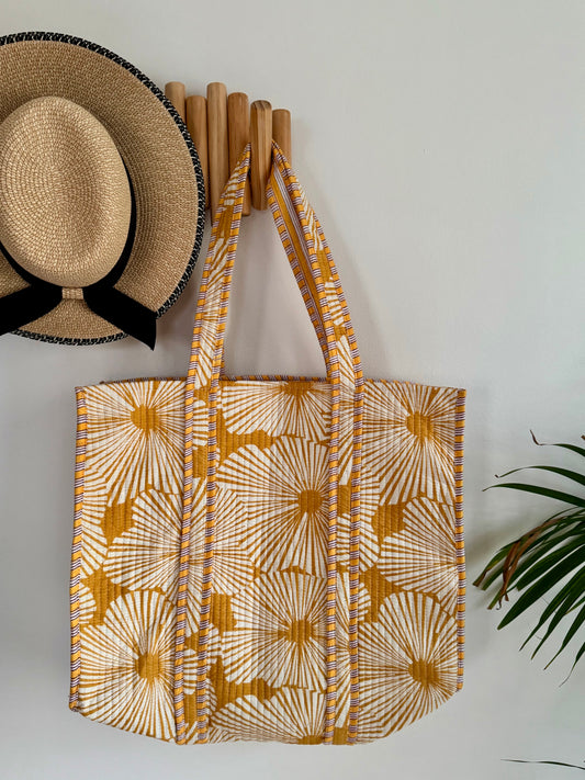 Yellow Flower Tote Bag