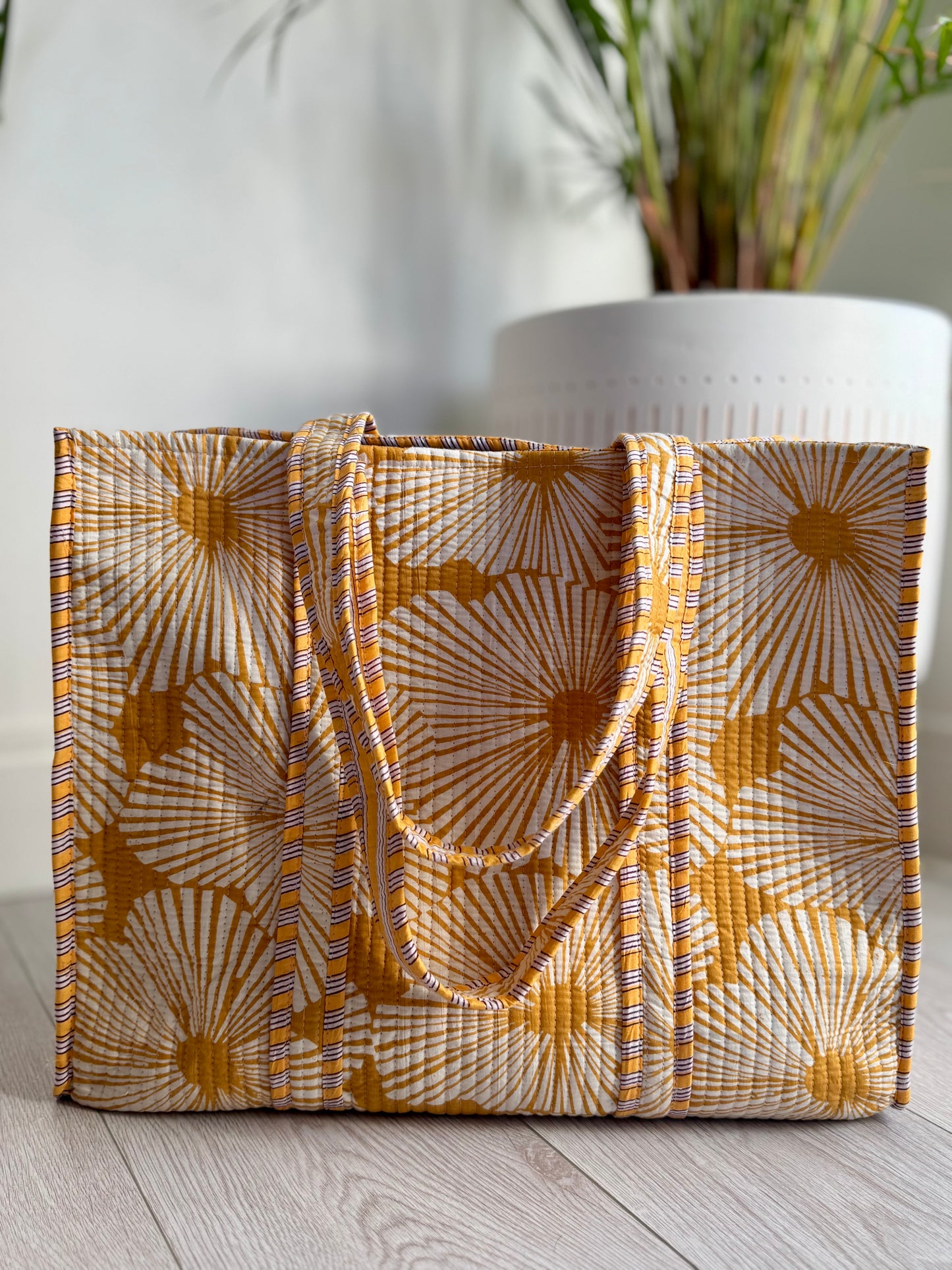 Yellow Flower Tote Bag