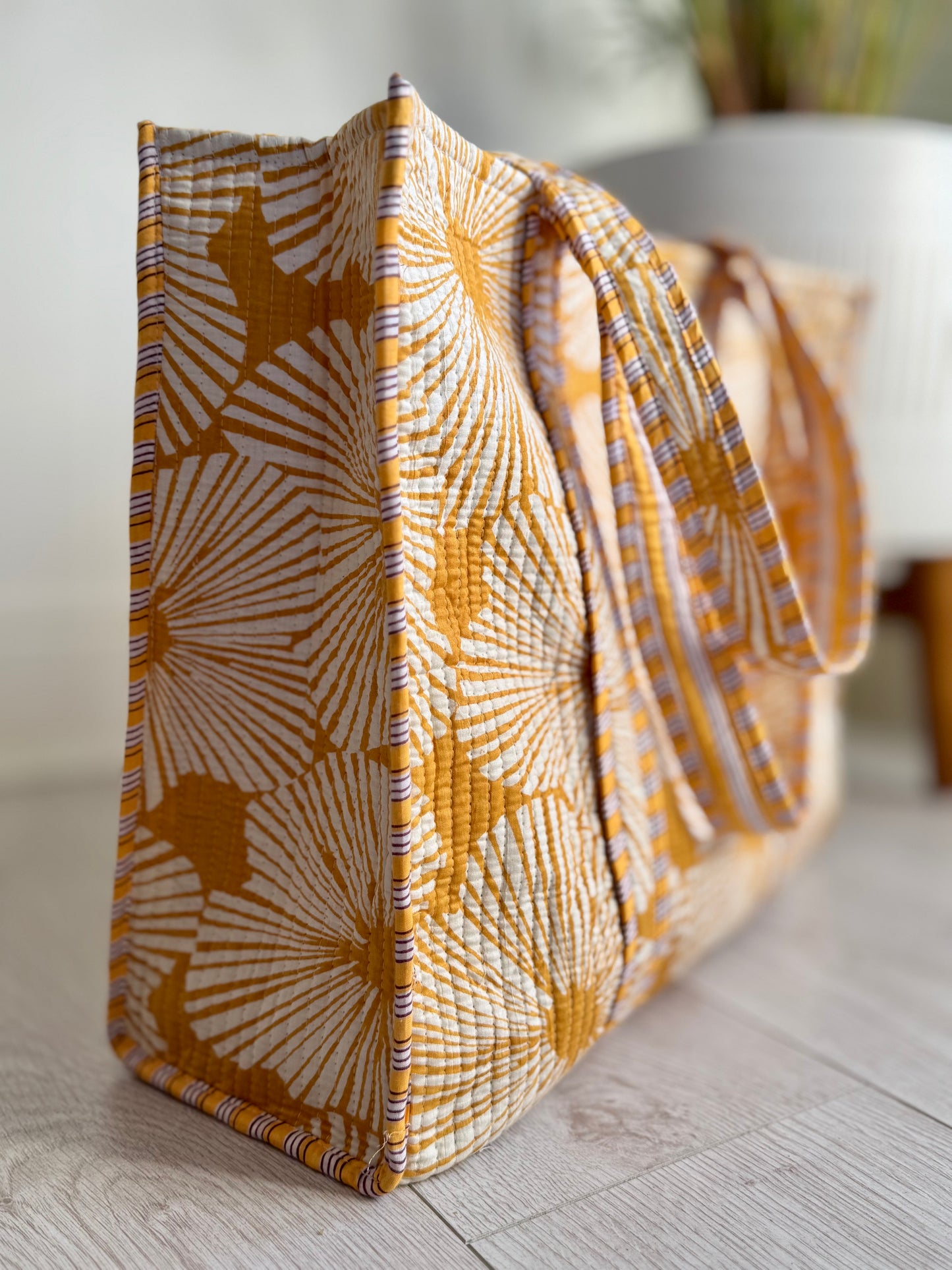 Yellow Flower Tote Bag